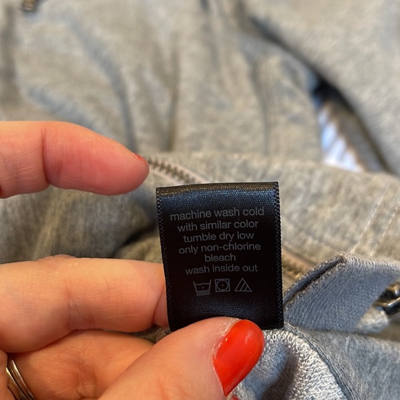 John Varvatos Star USA zip up Moto style sweatshirt jacket - Picture 8 of 8